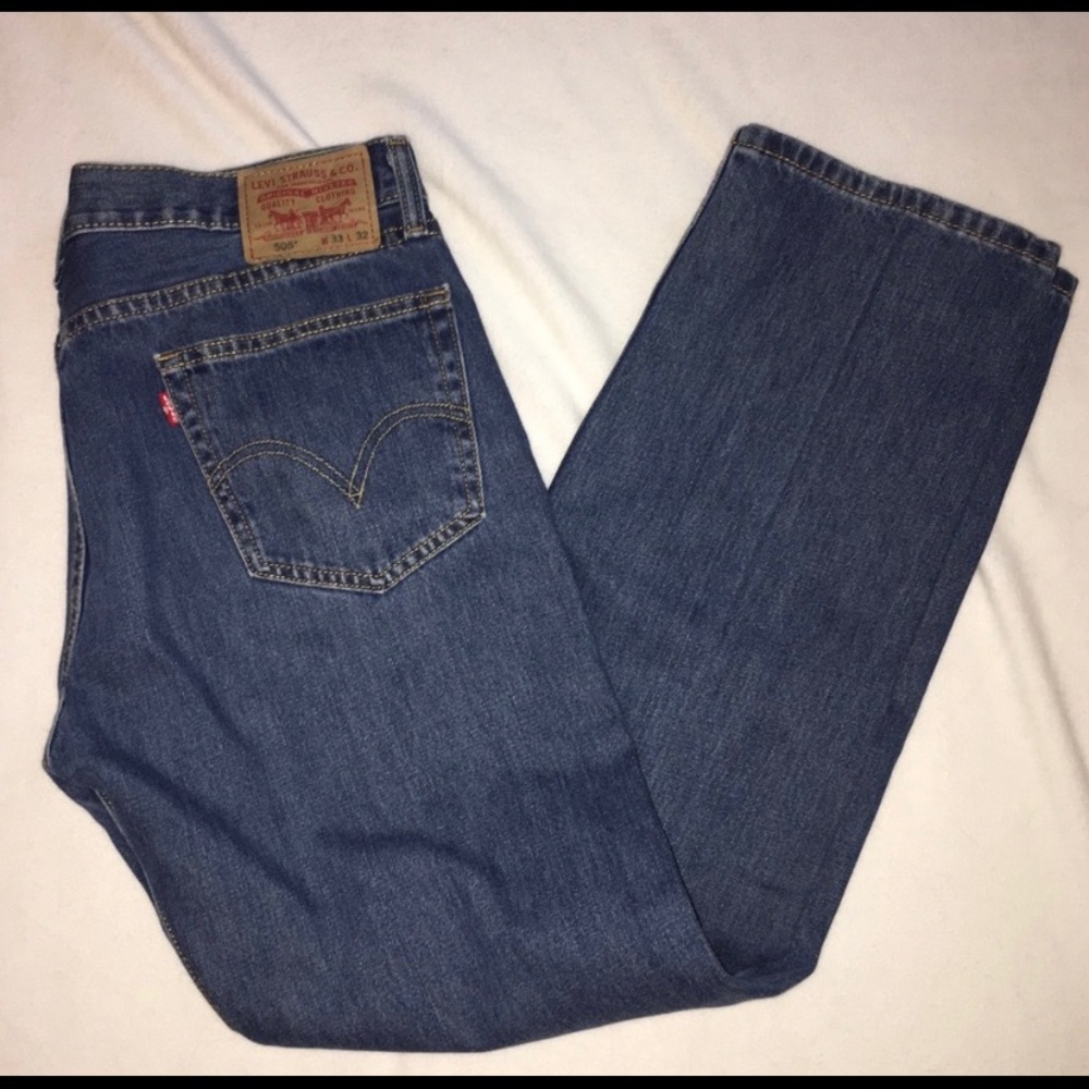 Levis 505 33x32 Tag Jeans. 100% Cotton